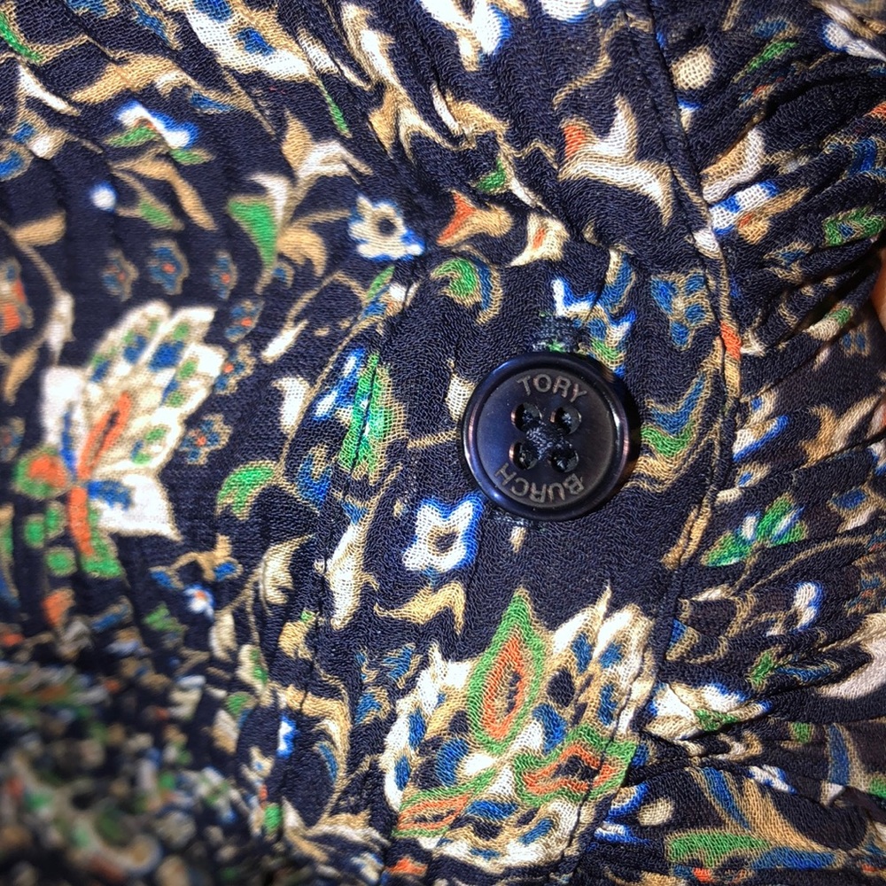 Tory Burch Deneuve Floral-Print Soleil Dress NWOT - Picture 11 of 16
